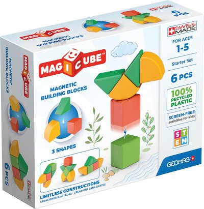 GEOMAG Jeu de construction  Glitter 22 pi&egrave;ces