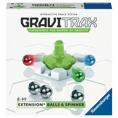 RAVENSBURGER Jeu de construction GraviTrax Bloc d'action Balls & Spinner
