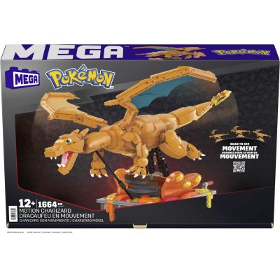 MATTEL Jeu de construction Mega Bloks Pok&eacute;mon Dracaufeu en mouvement