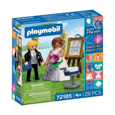 Jeu de construction Playmobil - F&eacute;licitations mari&eacute;s