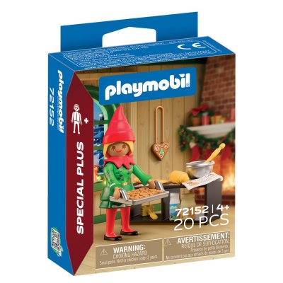 Jeu de construction Playmobil - Lutin de No&euml;l p&acirc;tissier Sp&eacute;cial +