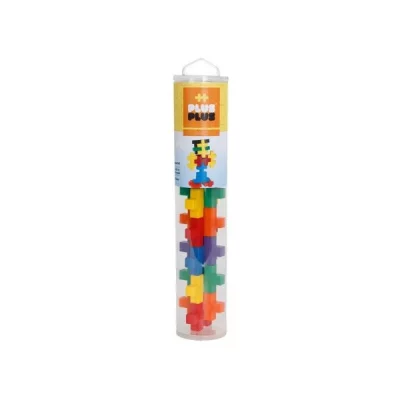 PLUS PLUS Jeu de construction  Tube Midi basic 15 pi&egrave;ces