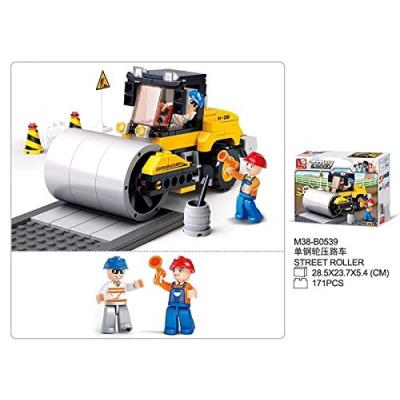 SLUBAN Jeu de construction  Elements Town Series Compacteur routier