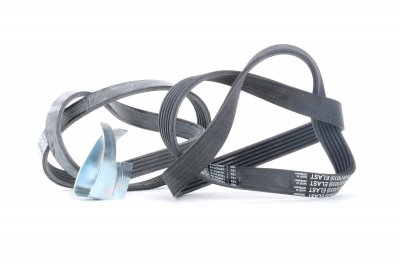 CONTITECH Jeu de courroies trap&eacute;zo&iuml;dales &agrave; nervures 6PK1059 ELAST T2 