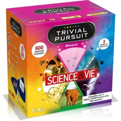 WINNING MOVES Jeu de culture g&eacute;n&eacute;rale Trivial Pursuit Voyage Science & Vie