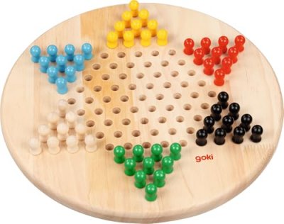 GOKI Jeu de Dames Chinoises en bois