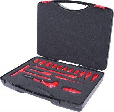 KS TOOLS Jeu de douilles isol&eacute;es 16 pcs 3/8 117.1850 
