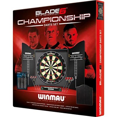 WINMAU Jeu de fl&eacute;chettes de championnat  Blade 6 - Zwart