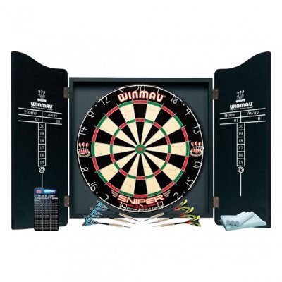 WINMAU Jeu de fl&eacute;chettes  pro cabinet plateau et fl&eacute;chettes
