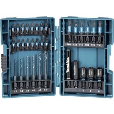 MAKITA Jeu de forets et embouts (33 pcs) Impact  B-66896