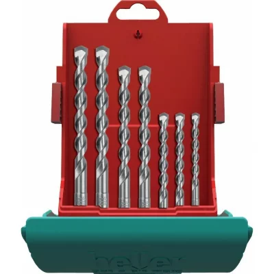 HELLER Jeu de forets SDS-plus Bionic 7 pi&egrave;ces  1 pcs