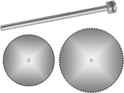 DONAU ELEKTRONIK Jeu de lames de scie circulaire  1641 22 mm 1 set