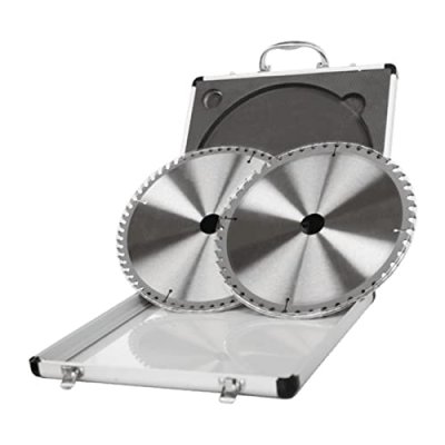 SCHEPPACH Jeu de lames de scie  - O254mm - 2 pi&egrave;ces - Mallette incluse