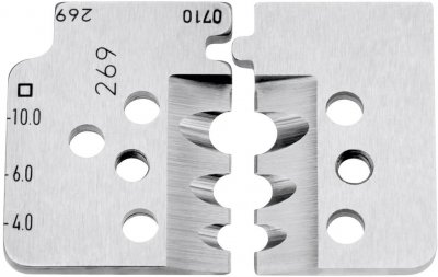 KNIPEX Jeu De Lames Pour Pince &Agrave; D&eacute;nuder Avec Couteaux De Forme 12 12 12