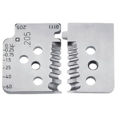 KNIPEX Jeu De Lames Pour Pince &Agrave; D&eacute;nuder De Avec Couteaux De Forme 12 12 06