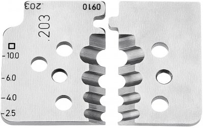 KNIPEX Jeu De Lames Pour Pince &Agrave; D&eacute;nuder De Avec Couteaux De Forme 12 12 10