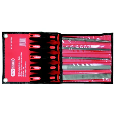 KS TOOLS Jeu de limes emmanch&eacute;es, 5 pcs - 140.3000 - Kstools