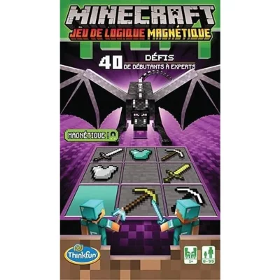 RAVENSBURGER Jeu de Logique Magn&eacute;tique  Minecraft 
