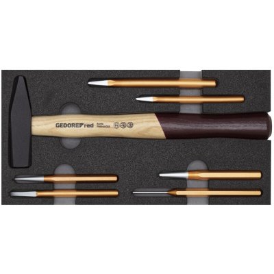  Jeu De Marteaux Et Burins 2/6 Module Ct 7 Pcs