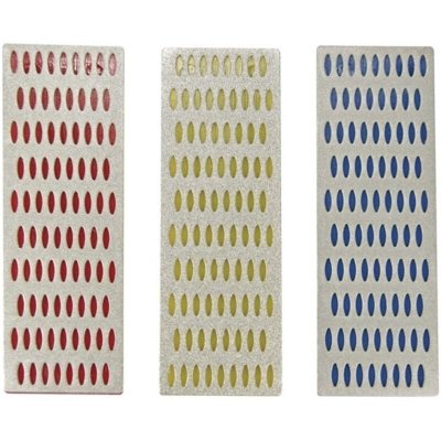 TOOLLAND Jeu de pierres &agrave; aiguiser au diamant - 3 pcs Perel HFIS3