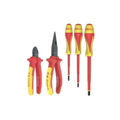 KS TOOLS Jeu de pinces et tournevis elec. isol&eacute;s  1000V