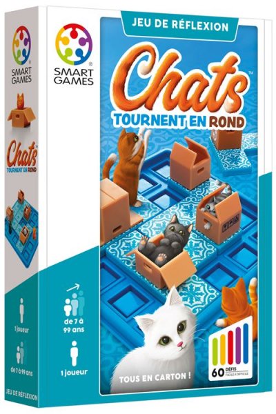 SMARTGAMES Jeu de r&eacute;flexion amusant : Chats tournent en rond - Neuf