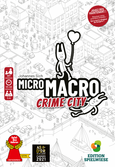 SPIELWISE Jeu de r&eacute;flexion  Micro Macro Crime City 