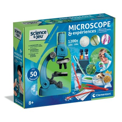 CLEMENTONI Jeu de sciences et d'exp&eacute;rience  Super microscope