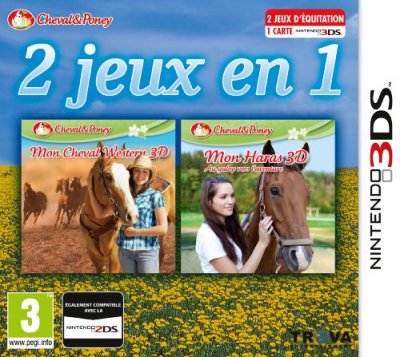 Jeu de simulation &eacute;questre - MON CHEVAL WESTERN + MON HARAS 3D - Blanc - Galop vers laventure