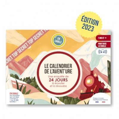 EDITIONS EN CAVALE Jeu de soci&eacute;t&eacute; Asmodee Calendrier de l&rsquo;Avent&rsquo;ure A toute vapeur
