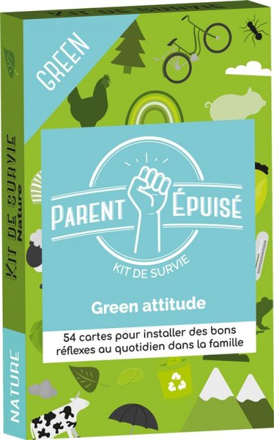 ASMODEE Jeu de soci&eacute;t&eacute;  Parent Epuis&eacute; Green Attitude 