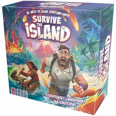 ASMODEE Jeu de soci&eacute;t&eacute;  survive the island 