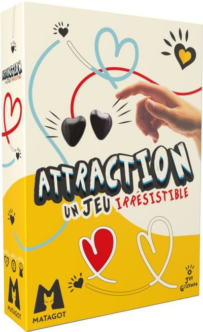MATAGOT Jeu de soci&eacute;t&eacute; - Attraction - Aimants et billes - 2+ joueurs - 14+ ans