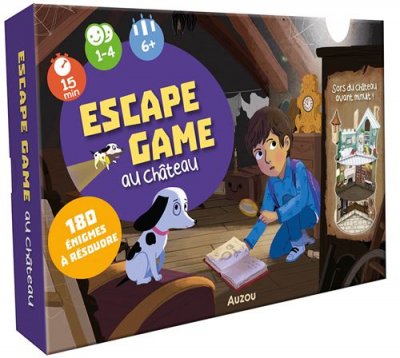 AUZOU Jeu de soci&eacute;t&eacute;  Escape game au ch&acirc;teau 