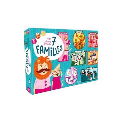 AUZOU Jeu de soci&eacute;t&eacute;  Mon grand jeu de 7 Familles