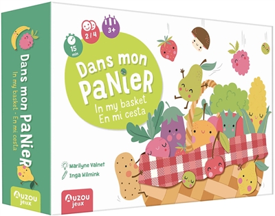 AUZOU Jeu de soci&eacute;t&eacute;  P'etit Jeu Dans mon panier