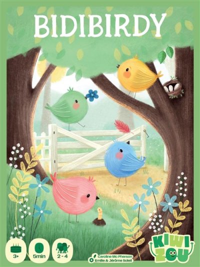 SANS Jeu de soci&eacute;t&eacute; - Bidibirdy - Multicolore - 2 &agrave; 4 joueurs - &Agrave; partir de 3 ans