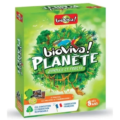 BIOVIVA Jeu de soci&eacute;t&eacute;  Plan&egrave;te Jungles et for&ecirc;ts 