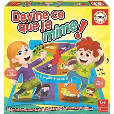 EDUCA Jeu de soci&eacute;t&eacute; Devine ce que je mime !