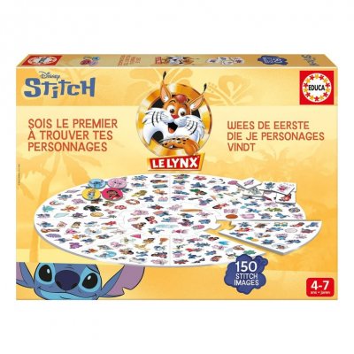 EDUCA Jeu de soci&eacute;t&eacute; familial  Le Lynx Stitch 150 images multicolore - Neuf