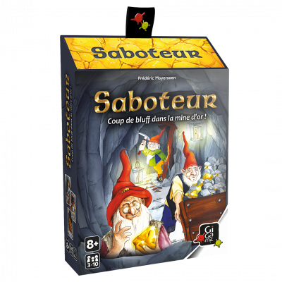 GIGAMIC Jeu de soci&eacute;t&eacute; -  - Saboteur - Bluff & coop&eacute;ration - 3-10 joueurs - D&egrave;s 8 ans