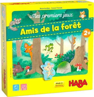 HABA Jeu de soci&eacute;t&eacute;  Mes premiers jeux amis de la f&ocirc;ret 