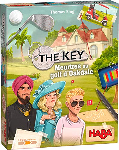 HABA Jeu de soci&eacute;t&eacute;  The Key Meurtres au golf d'Oakdale 
