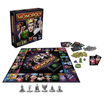 HASBRO Jeu de soci&eacute;t&eacute;  Monopoly Edition Disney Les m&eacute;chants 