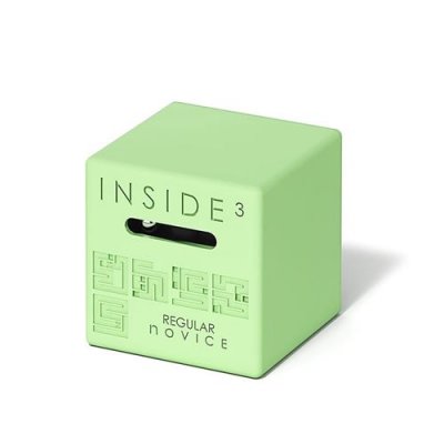 INSIDE ZE CUBE Jeu de soci&eacute;t&eacute; Inside3 Cube Labyrinthe Regular Novice Vert