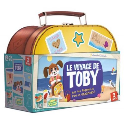 LOKI Jeu de soci&eacute;t&eacute; -  - Voyage de Toby - Multicolore - Blanc - Mixte - B&eacute;b&eacute;