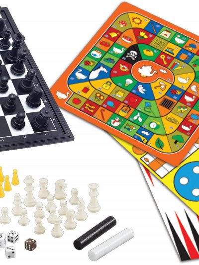 LEXIBOOK Jeu de soci&eacute;t&eacute; magn&eacute;tique  8 jeux en 1 