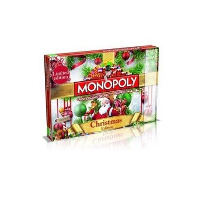WINNING MOVES Jeu de soci&eacute;t&eacute; Monopoly de No&euml;l en &eacute;dition limit&eacute;e