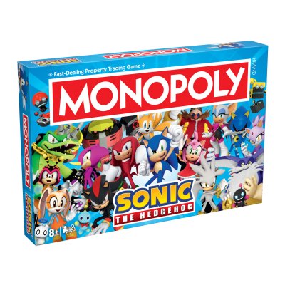 WINNING MOVES Jeu De Soci&eacute;t&eacute; Monopoly Modern Sonic  - La Boite