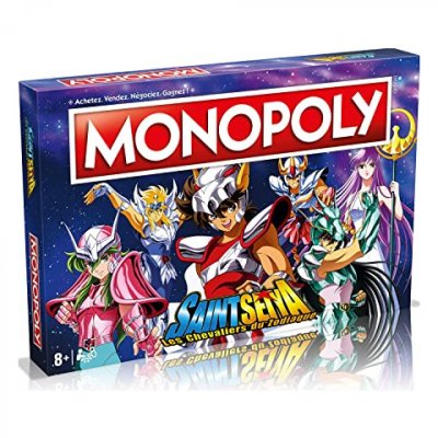 WINNING MOVES Jeu de soci&eacute;t&eacute; Monopoly Saint Seiya Exclusivit&eacute; Fnac 